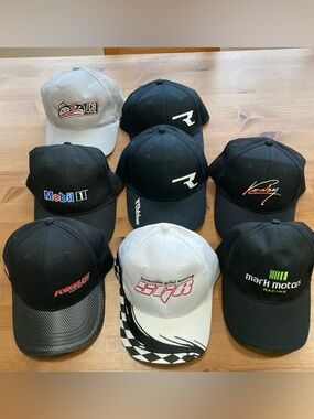 Set of 8 Assorted Adjustable Caps - new